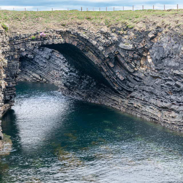 "Bridge of Ross, County Clare, Ireland" stock image