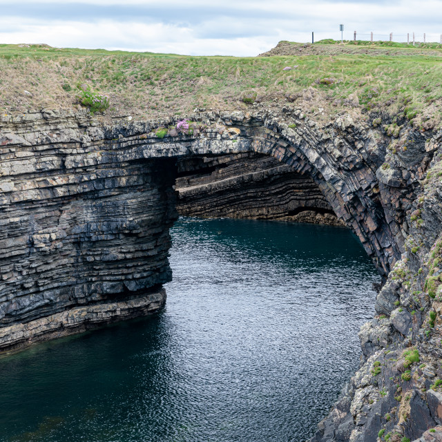 "Bridge of Ross, County Clare, Ireland" stock image