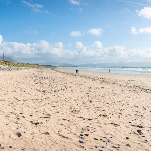 "Banna Strand Beach in County Kerry, Ireland" stock image