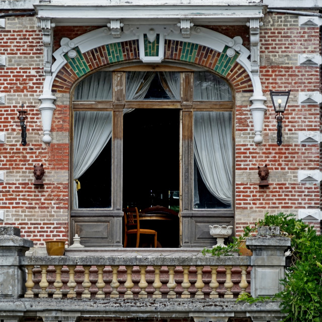 "A balcony of an old villa" by Amit Mendelsohn - $48.79 "A balcony of an old villa" stock image