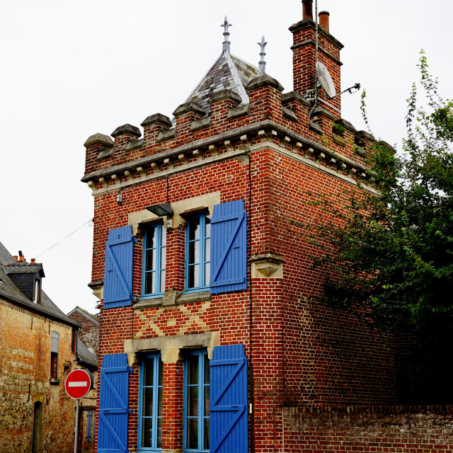 "A brick made house" by Amit Mendelsohn - $48.79 "A brick made house" stock image