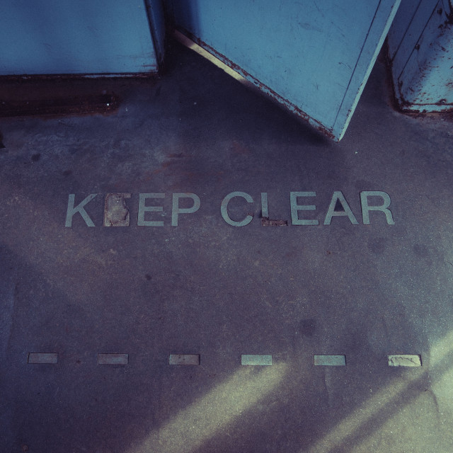 "Floor detail of a Class 142 Pacer Locomotive at the Whitrope Heritage Railway, Scotland" stock image