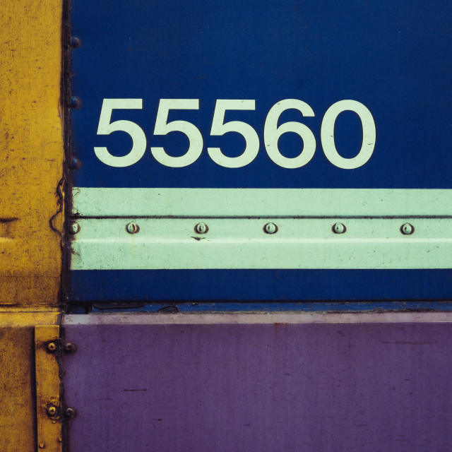 "Detail of the exterior of a Class 142 Pacer at the Whitrope Heritage Centre, Scotland" stock image