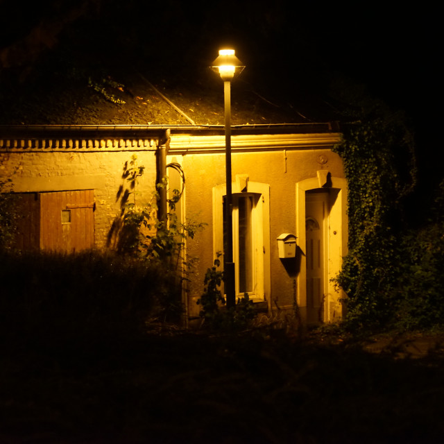 "Vervins at night" by Amit Mendelsohn - $48.79 "Vervins at night" stock image