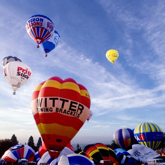 "Bristol Hot Air Balloon Fiesta" stock image