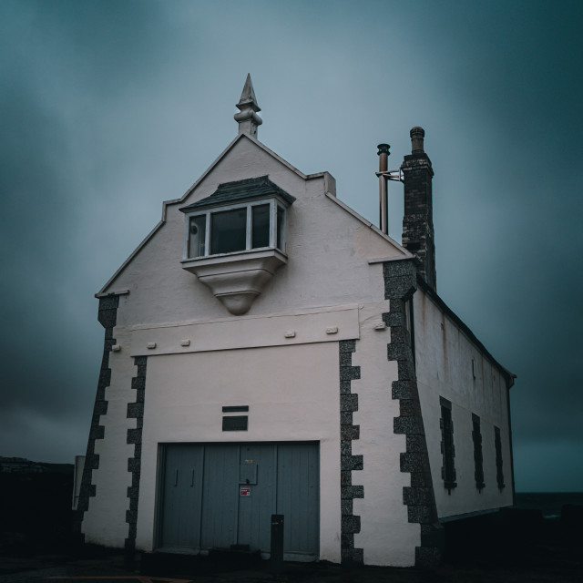 "The old lifeboat station." stock image