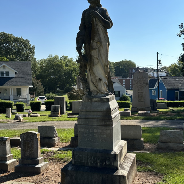 "Old Lutheran Cemetery-Salisbury,NC" stock image