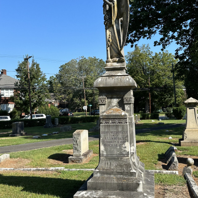 "Chestnut Hill Cemetery #7" by Aaron M Thompson PHOTO - $25.72 "Chestnut Hill Cemetery #7" stock image