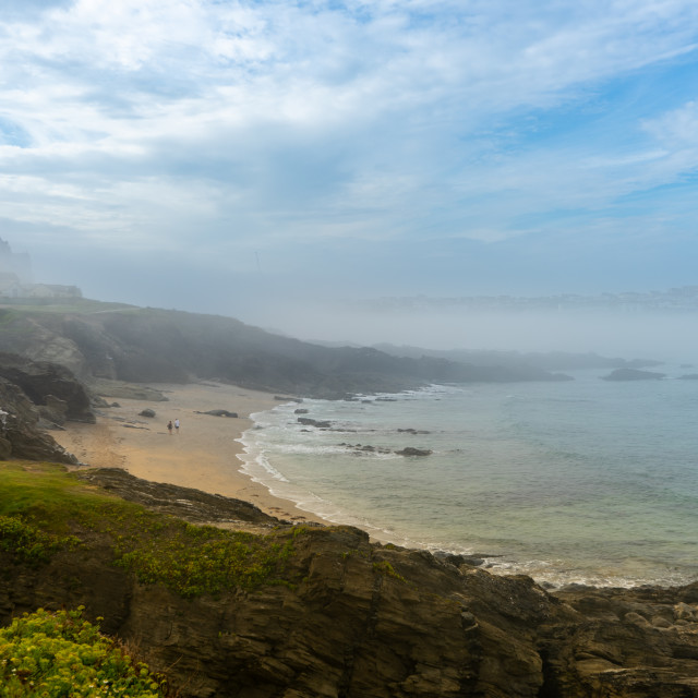 "Misty Morning." stock image