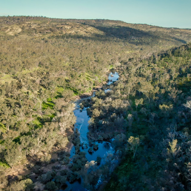 "Walyunga Aerial" stock image