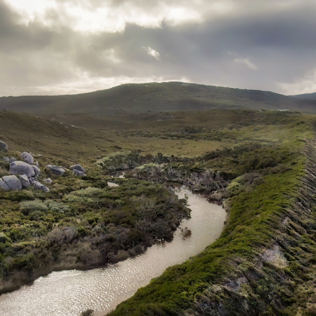 "River at Betty's Beach" stock image