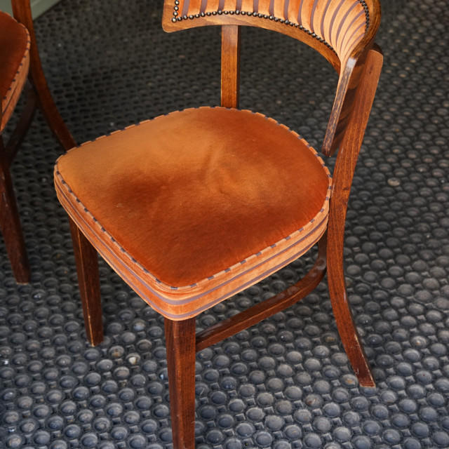 "art deco wooden chair" by Amit Mendelsohn - $48.79 "art deco wooden chair" stock image