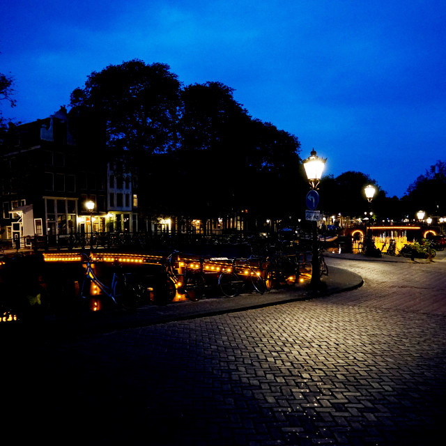 "amsterdam at night" by Amit Mendelsohn - $48.79 "amsterdam at night" stock image
