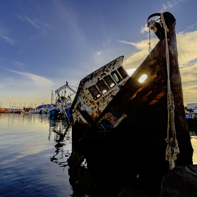 "Fishing boat aground in Topolobamo I" by Expvisual Filmmaking and Photography SAS de CV - $3.81 "Fishing boat aground in Topolobamo I" stock image