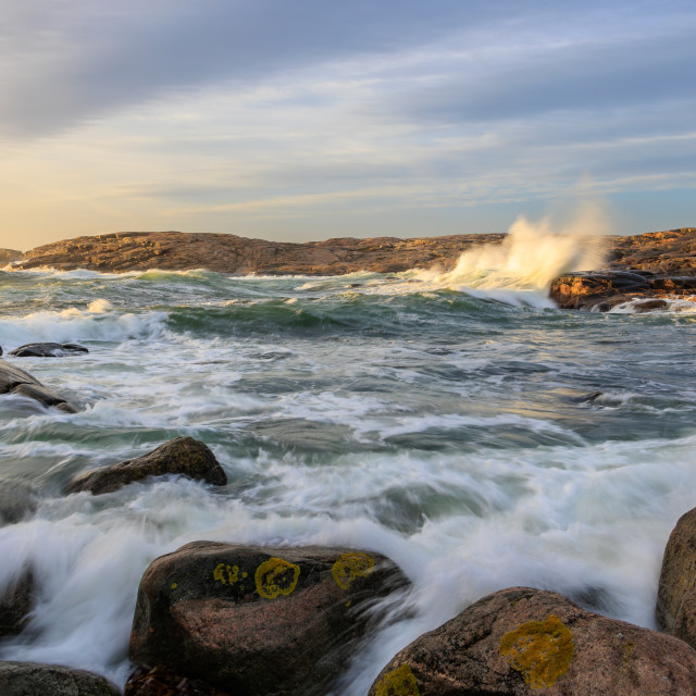 "Stormy sunset" stock image