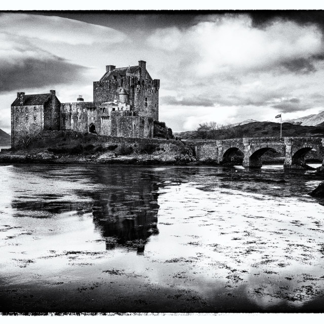 "Eilean Donan Castle, Dornie, Highlands, Scotland" stock image