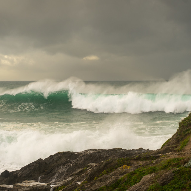 "October Wave" stock image