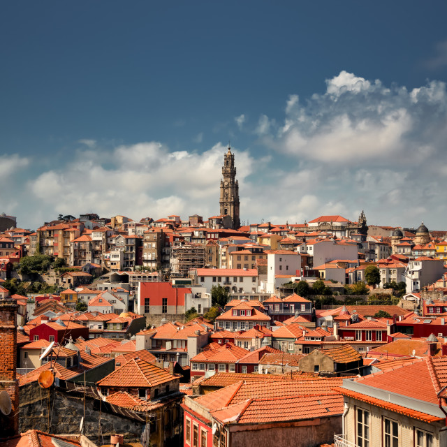 "Roof Tops - Porto" stock image