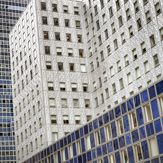 "CROWDED BUILDINGS AND SKYSCRAPERS IN NEW YORK CITY II" stock image