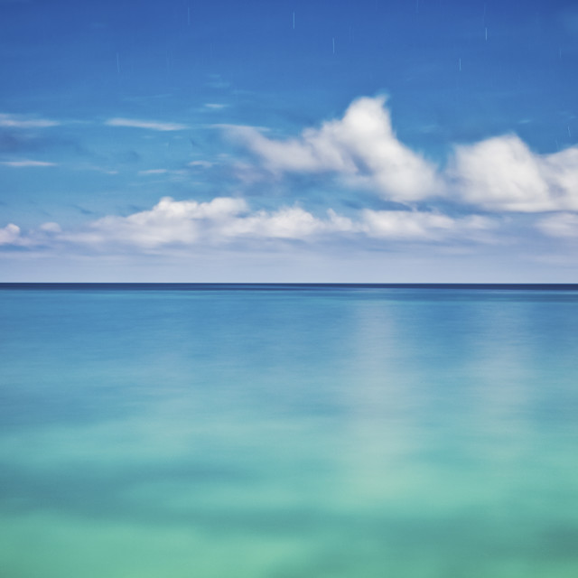 "CARIBBEAN TRANQUILITY" stock image