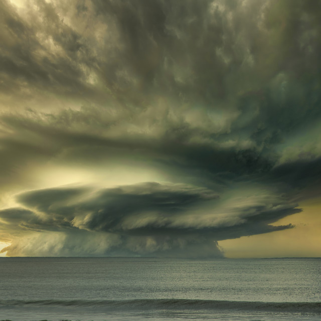 "CARIBBEAN SEA STORM" stock image