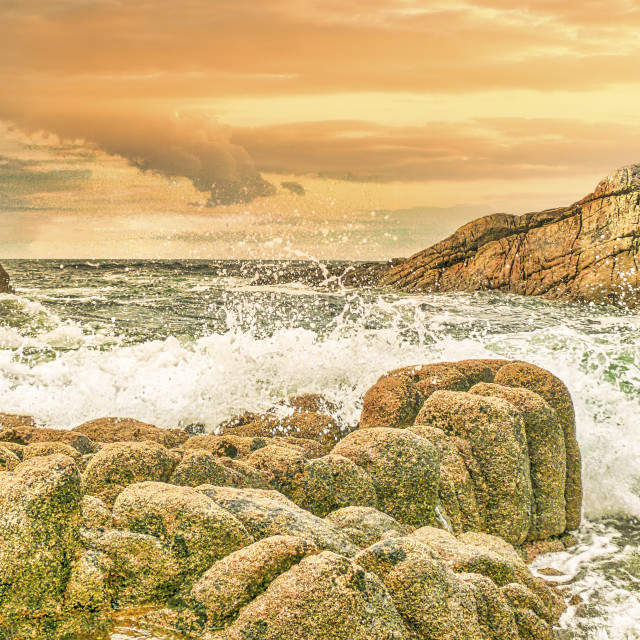 "NORTH ATLANTIC SPLASH" stock image