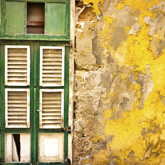 "WEATHERED CURACAO" stock image