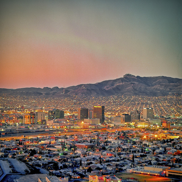 "MORNING IN EL PASO" stock image