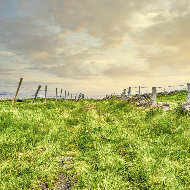 "PATHWAY TO THE SEA" stock image