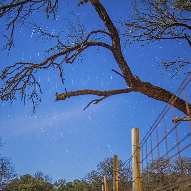 "TEXAS STAR TRAILS" stock image