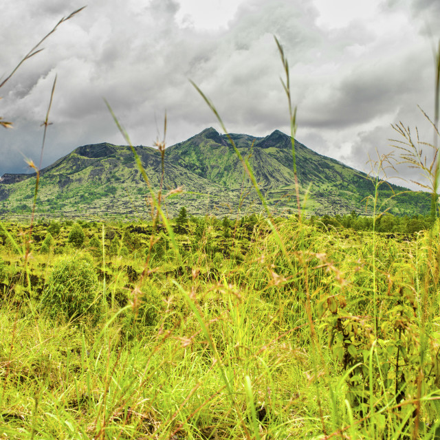 "MOUNT BATUR" stock image