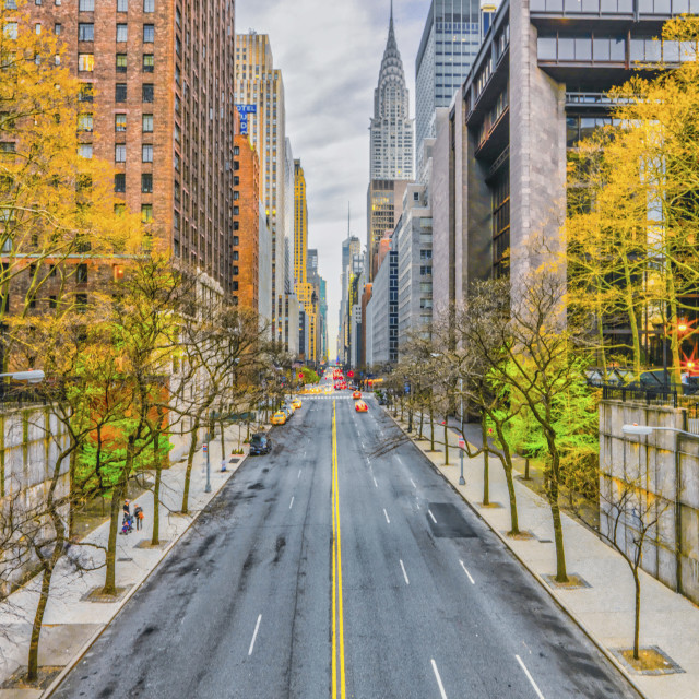 "MANHATTAN AUTUMN" stock image