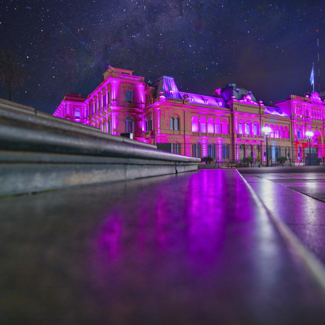 "CASA ROSADA" stock image