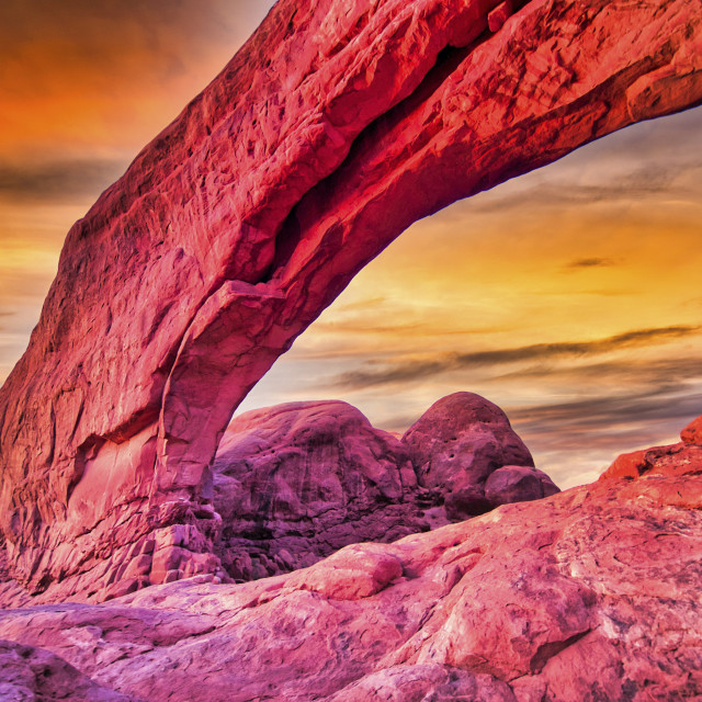 "ARCHES NATIONAL PARK 20" stock image