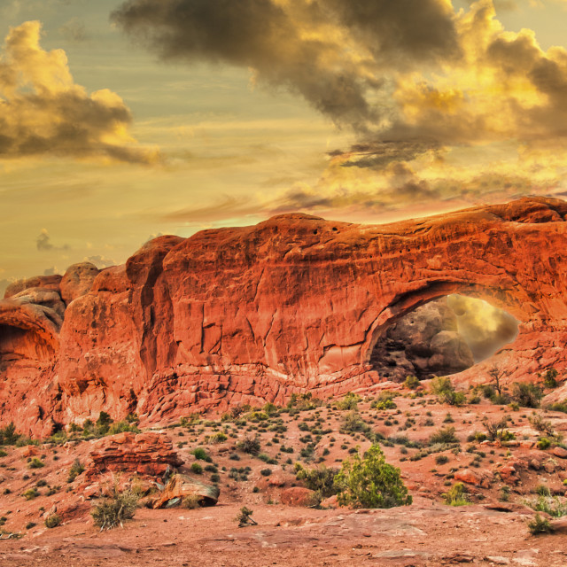 "ARCHES NATIONAL PARK 11" stock image