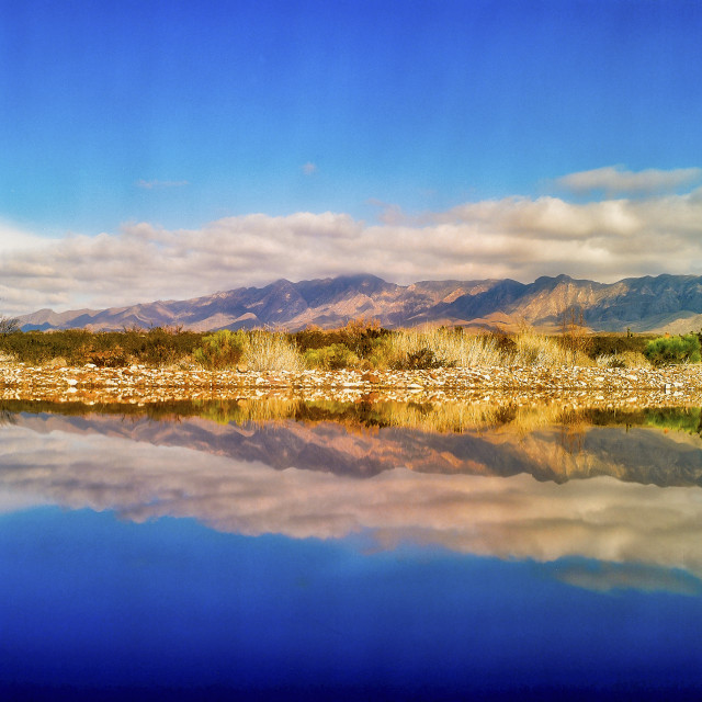 "FRANKLIN MOUNTAIN WINTER" stock image