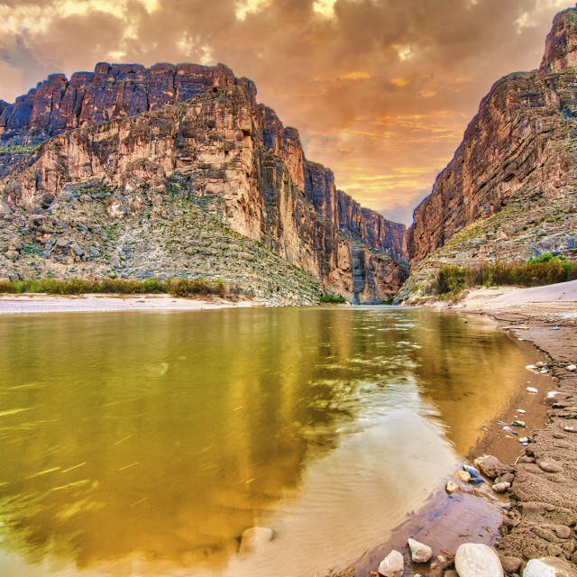 "SANTA ELENA CANYON" stock image