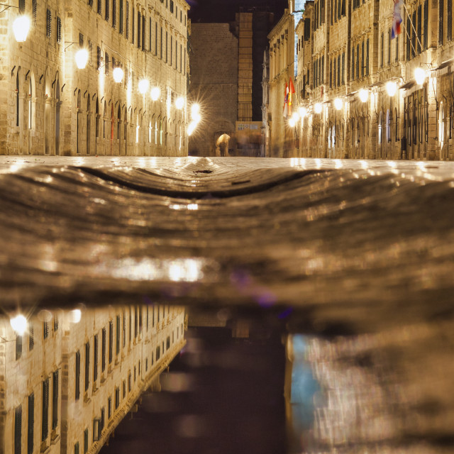 "ABOVE AND BELOW IN DUBROVNIK" stock image