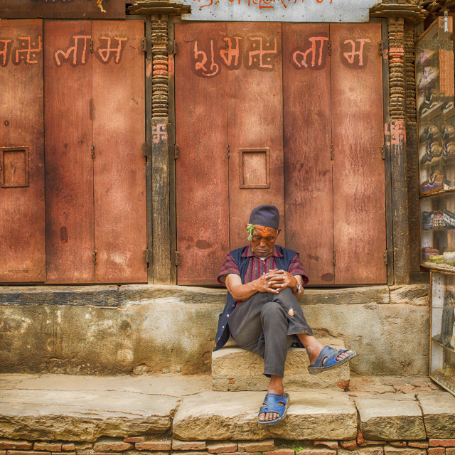 "BHAKTAPUR NAP" stock image