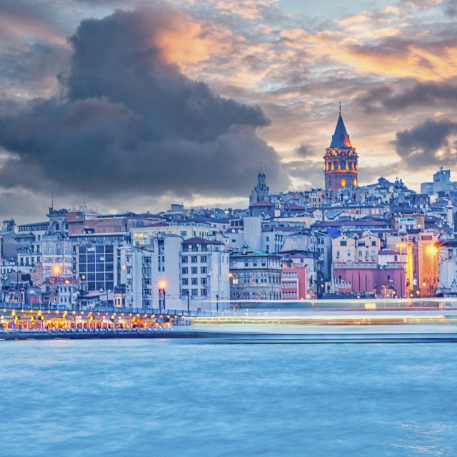 "ISTANBUL TWILIGHT" stock image