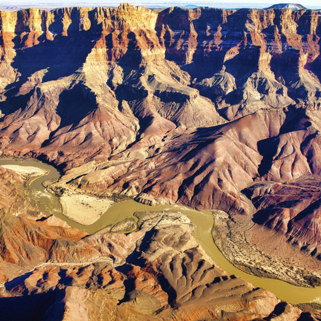 "RUGGED GRAND CANYON" stock image