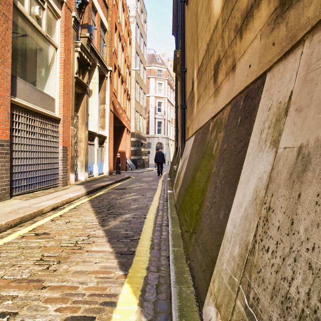 "ALLEY IN LONDON" stock image