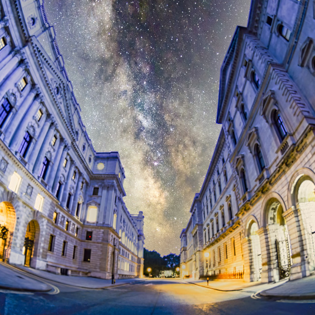 "LONDON STARRY NIGHT" stock image