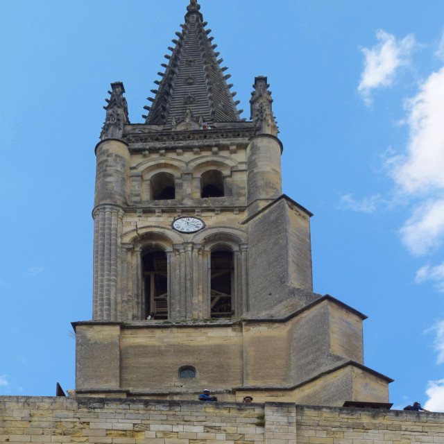 "St Emilion, Bordeaux. Medieval French Tourist Village Wine Centre" stock image