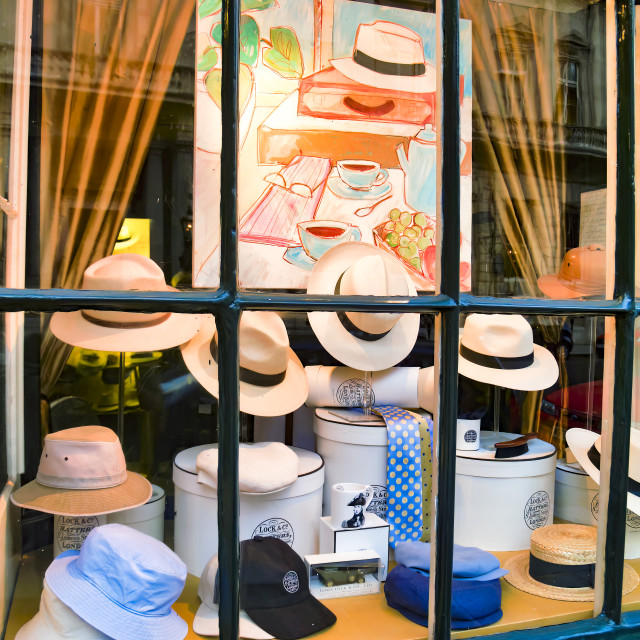 "JERMYN STREET HAT SHOP" stock image