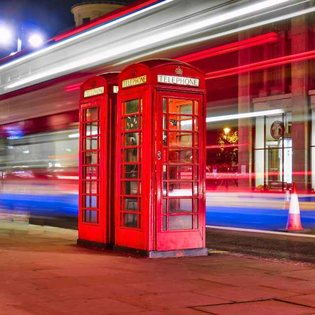 "NIGHT TRAFFIC ON THE STRAND VII" stock image