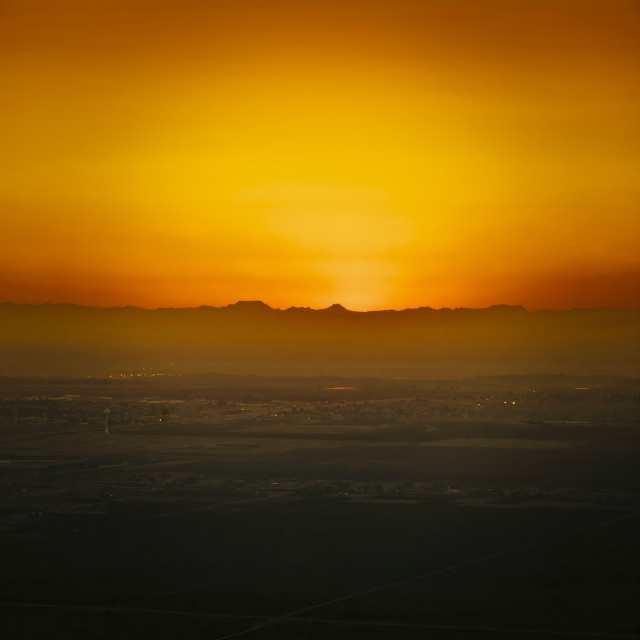 "DESERT TWILIGHT" stock image