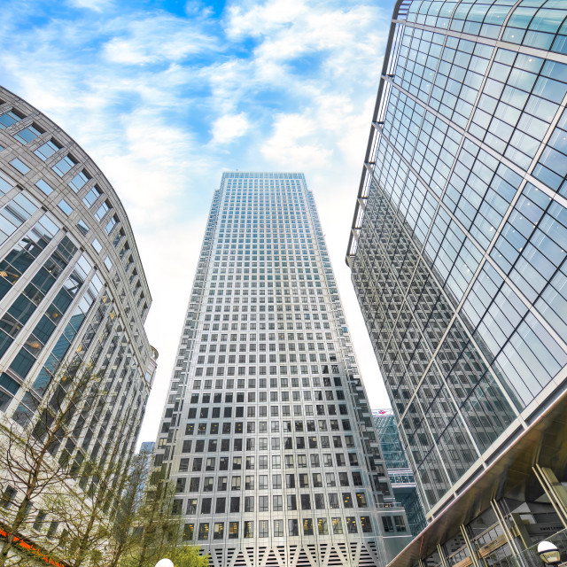 "CANARY WHARF I" stock image