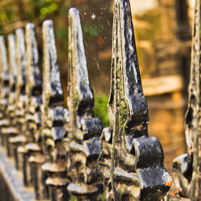 "FENCE FINIALS" stock image