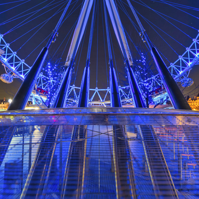 "LONDON EYE GROUNDED" stock image